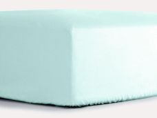 Простирадло контурне + наволочка Saten DIAMOND 120x200 М'ята
