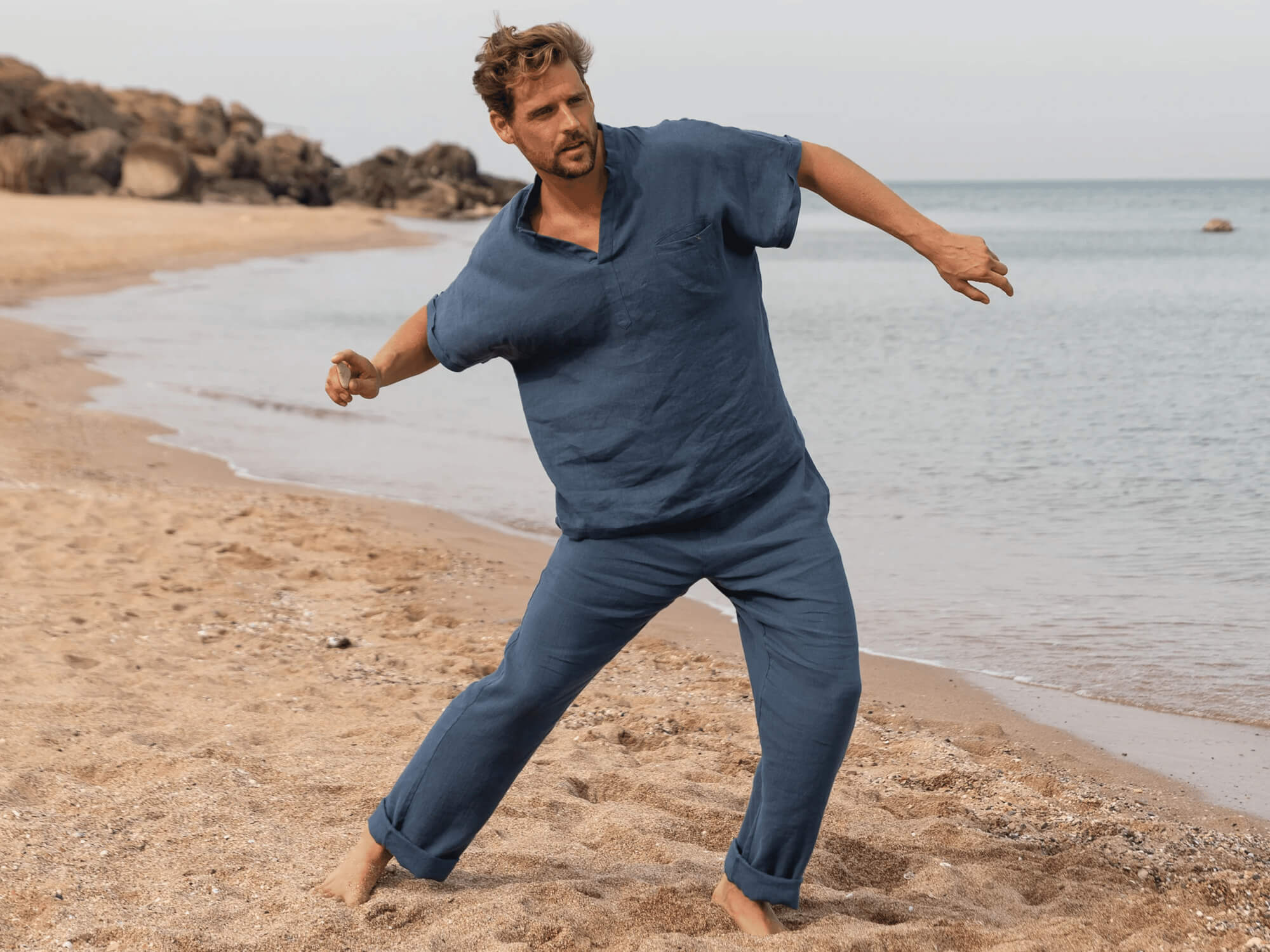 Мужские штаны JUAN PANTS Синий -1