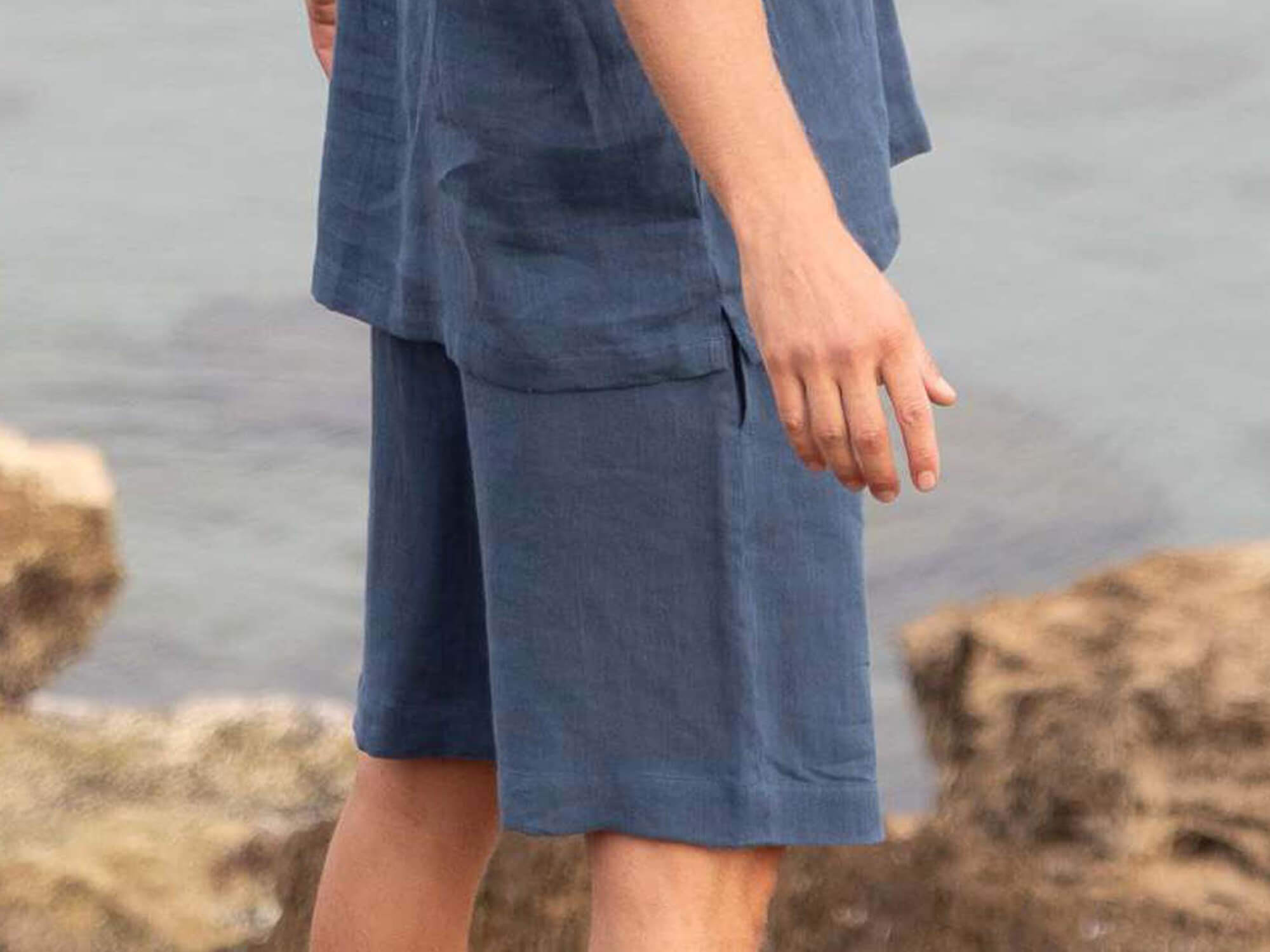 Мужские шорты JUAN SHORTS Синий -1