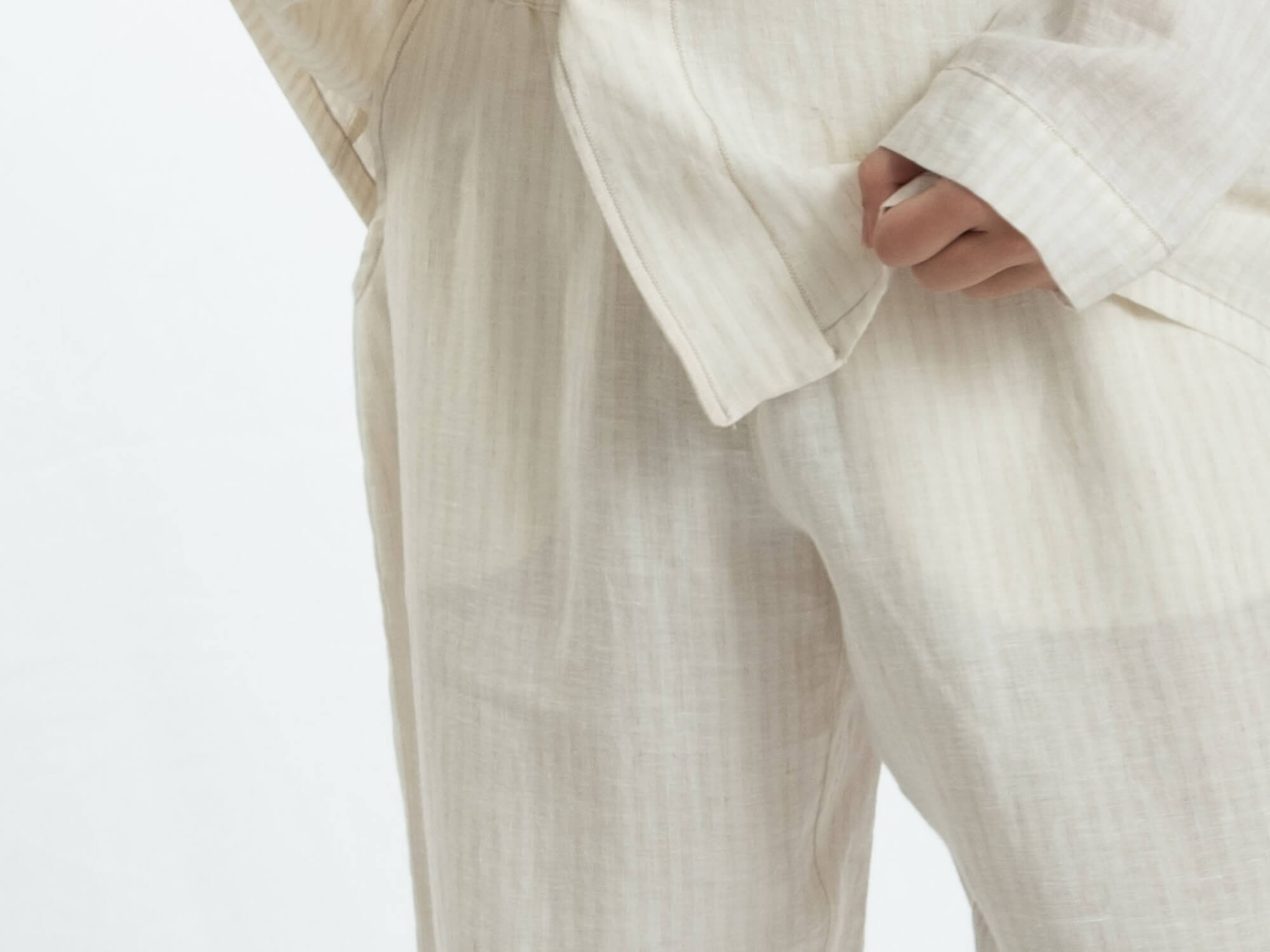 Женские штаны NATURA PANTS Кремовый -0