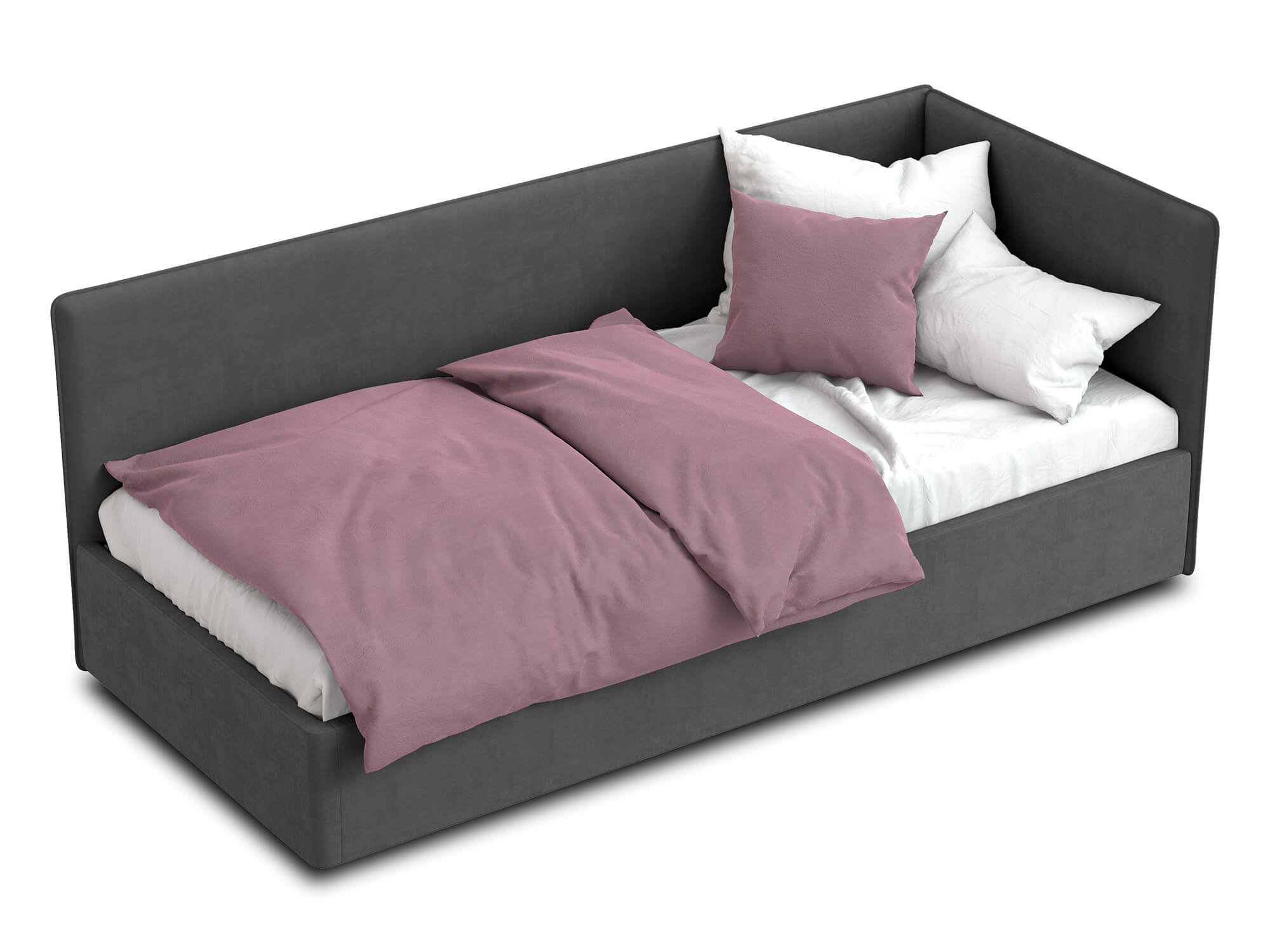 Полина Luxe 90x200 Черный 2 -2