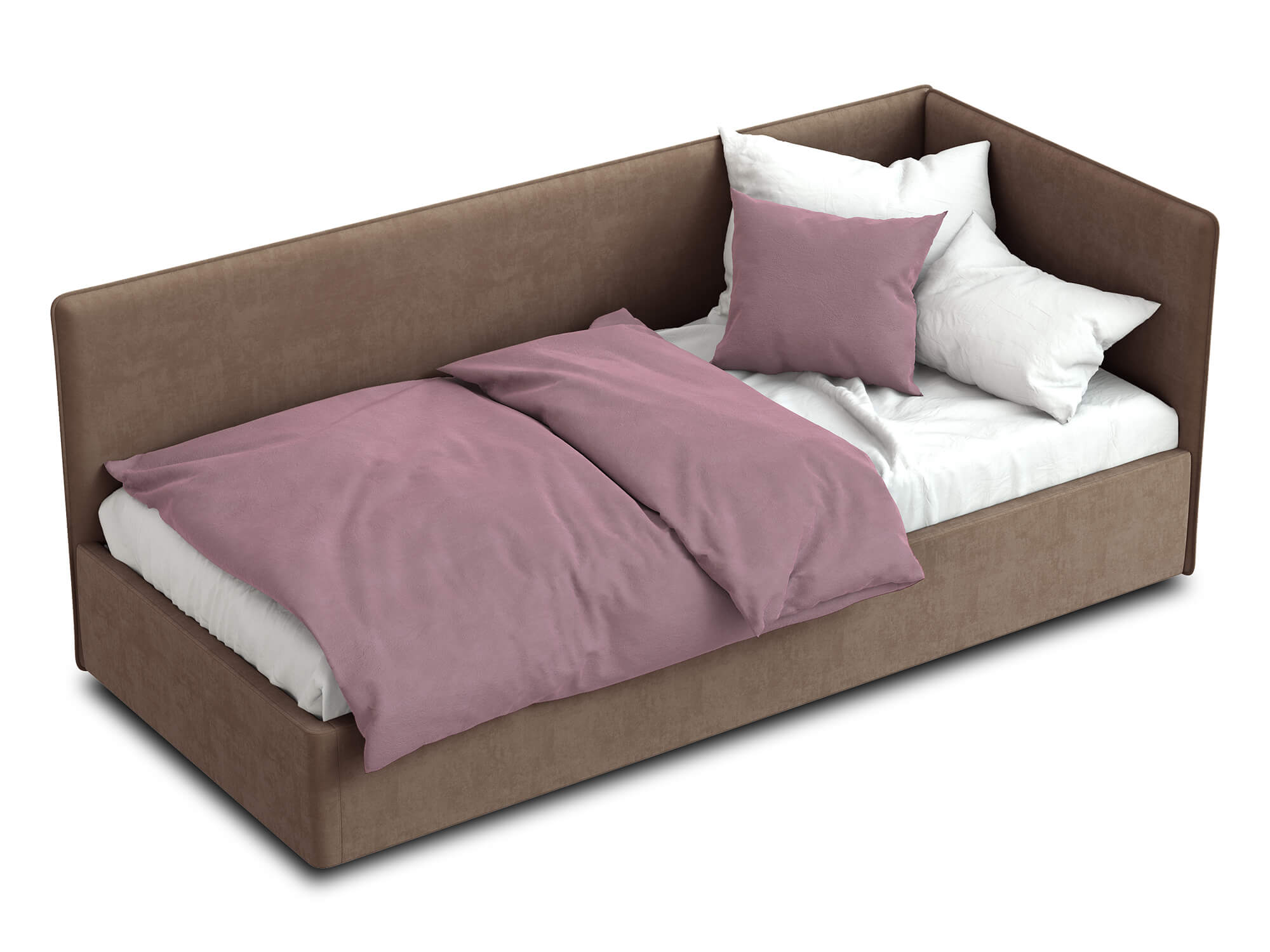 Полина Luxe 90x200 Коричневый 2 -2