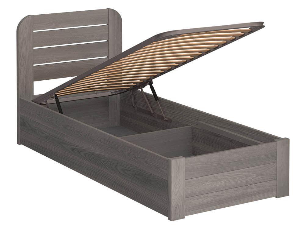 Юнона Люкс Luxe 80x200 Фарба Тёмно-серый -0