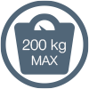 Навантаження до 200 кг!