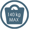 Навантаження до 140 кг